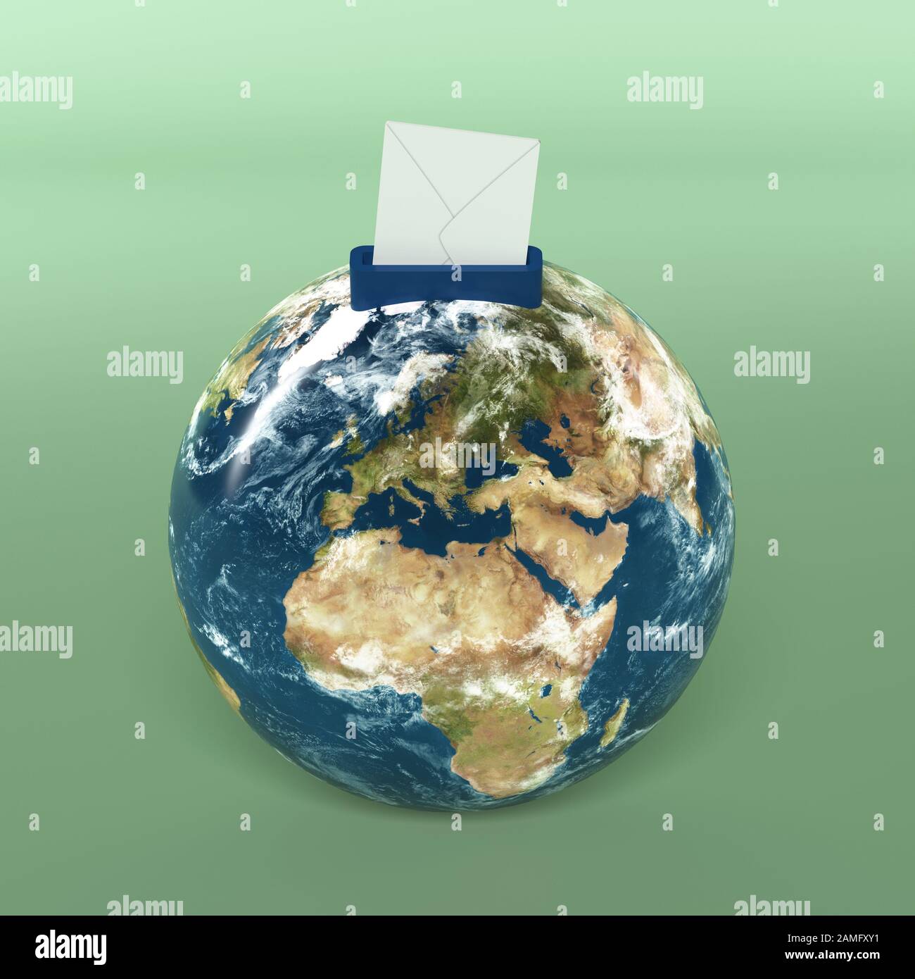 referendum pianeta terra per il cambiamento climatico Foto Stock