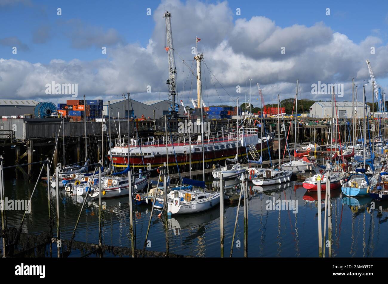 Royal Northumberland Yacht Club, Regno Unito Foto Stock