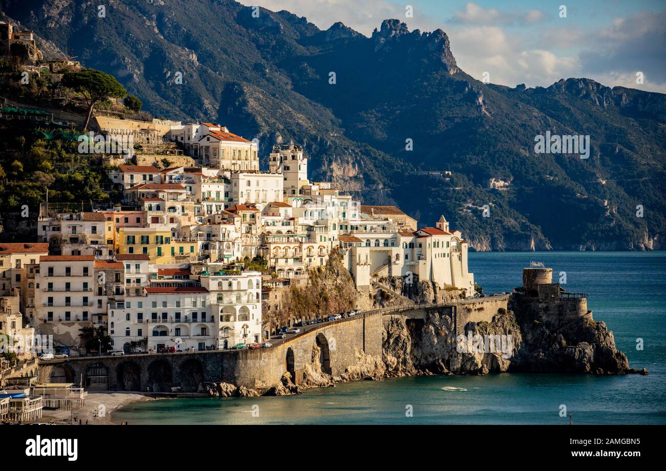 Amalfi, Provincia Di Salerno, Italia Foto Stock