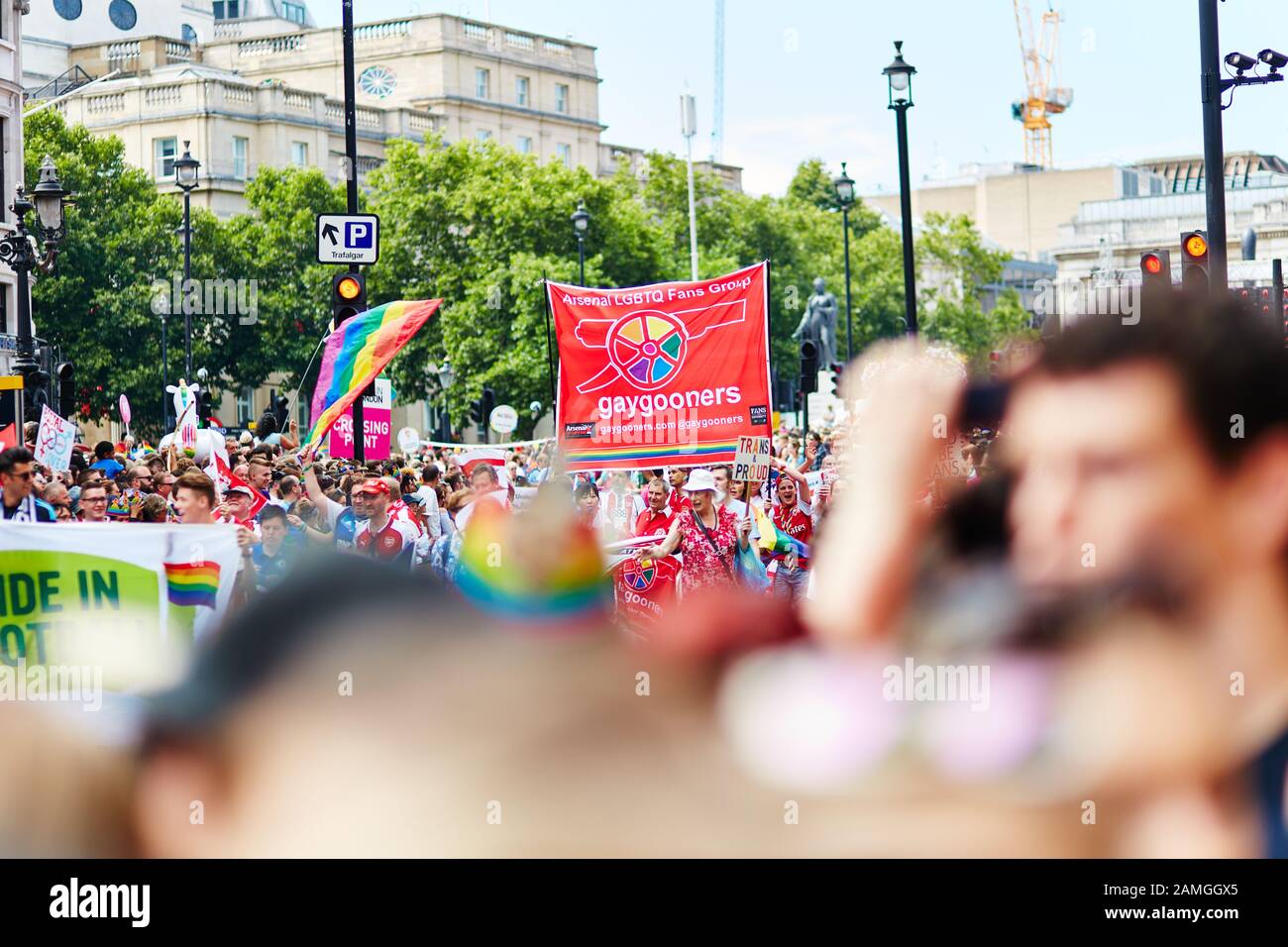 London Pride Parade 2017 Foto Stock