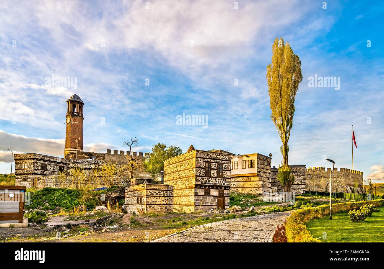 Castello Di Erzurum In Turchia Foto Stock