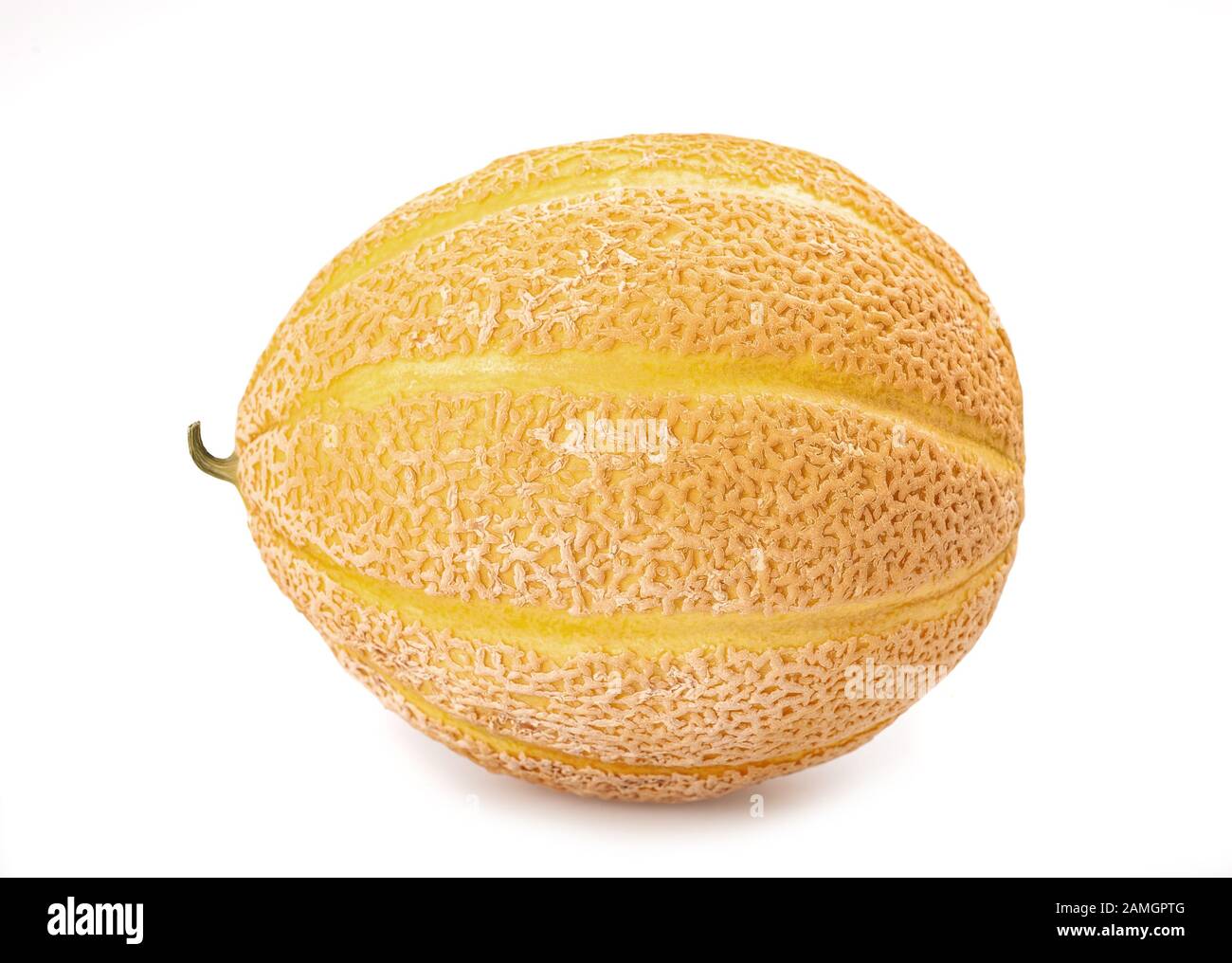 Melone fresco isolato su sfondo bianco Foto Stock