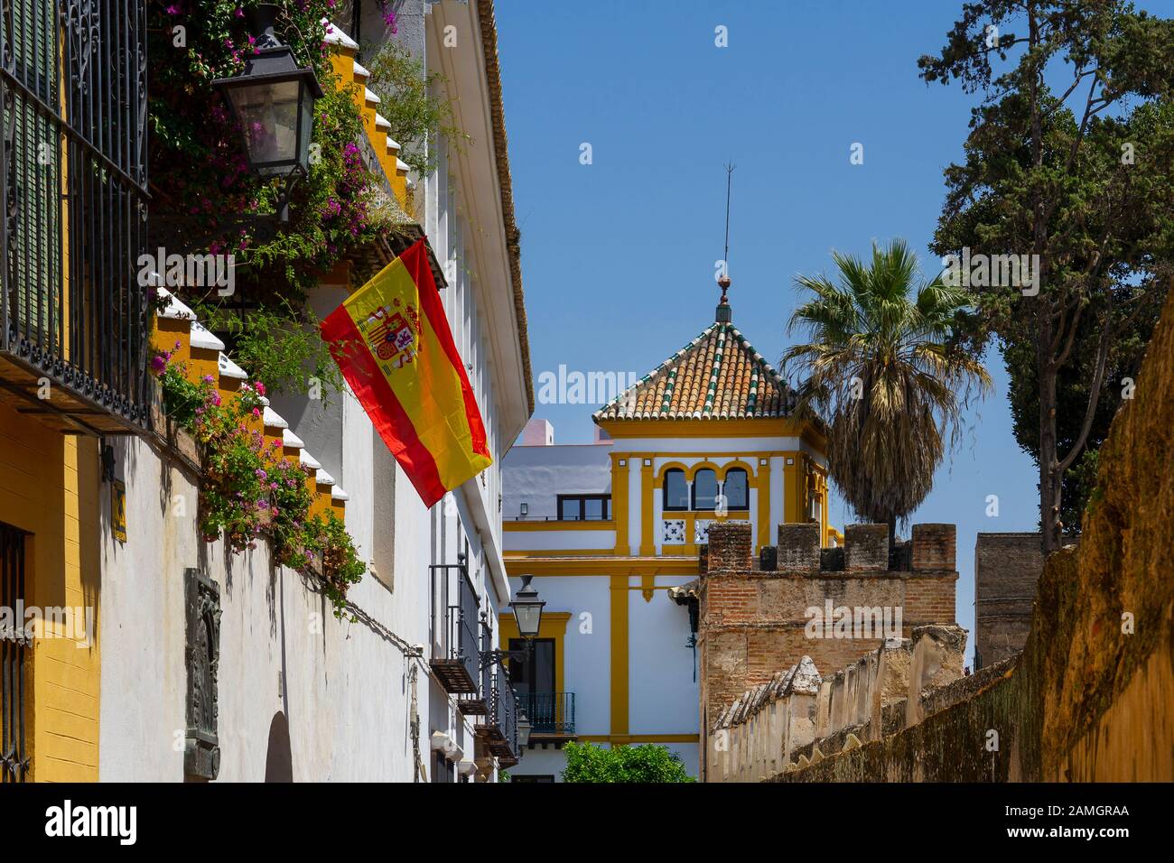 Il vecchio quartiere di Siviglia,Andalusia,Spagna Foto Stock