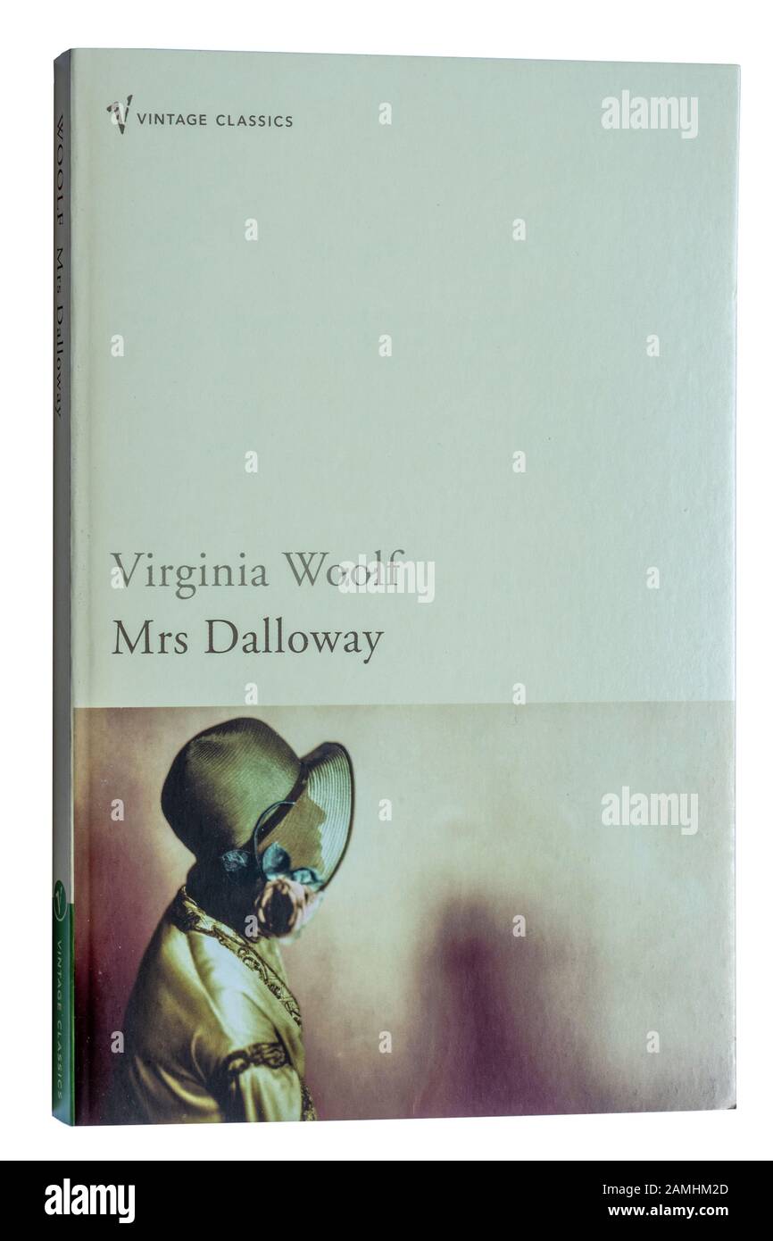 La signora Falloway, un romanzo classico di Virginia Woolf. Libro cartaceo. Foto Stock