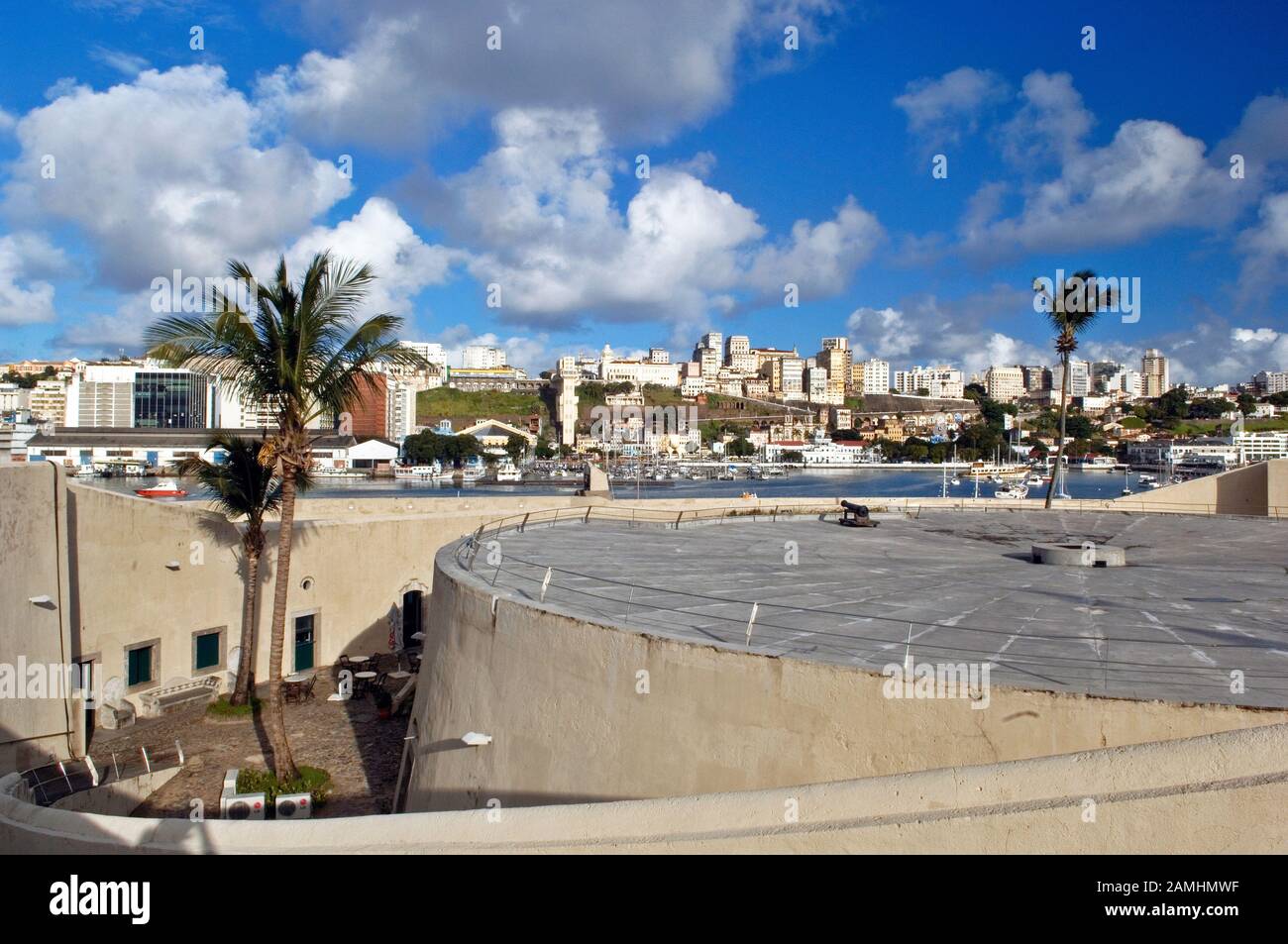 São Marcelo E Nossa Senhora Do Pópulo Forte, Salvador, Bahia, Brasile Foto Stock