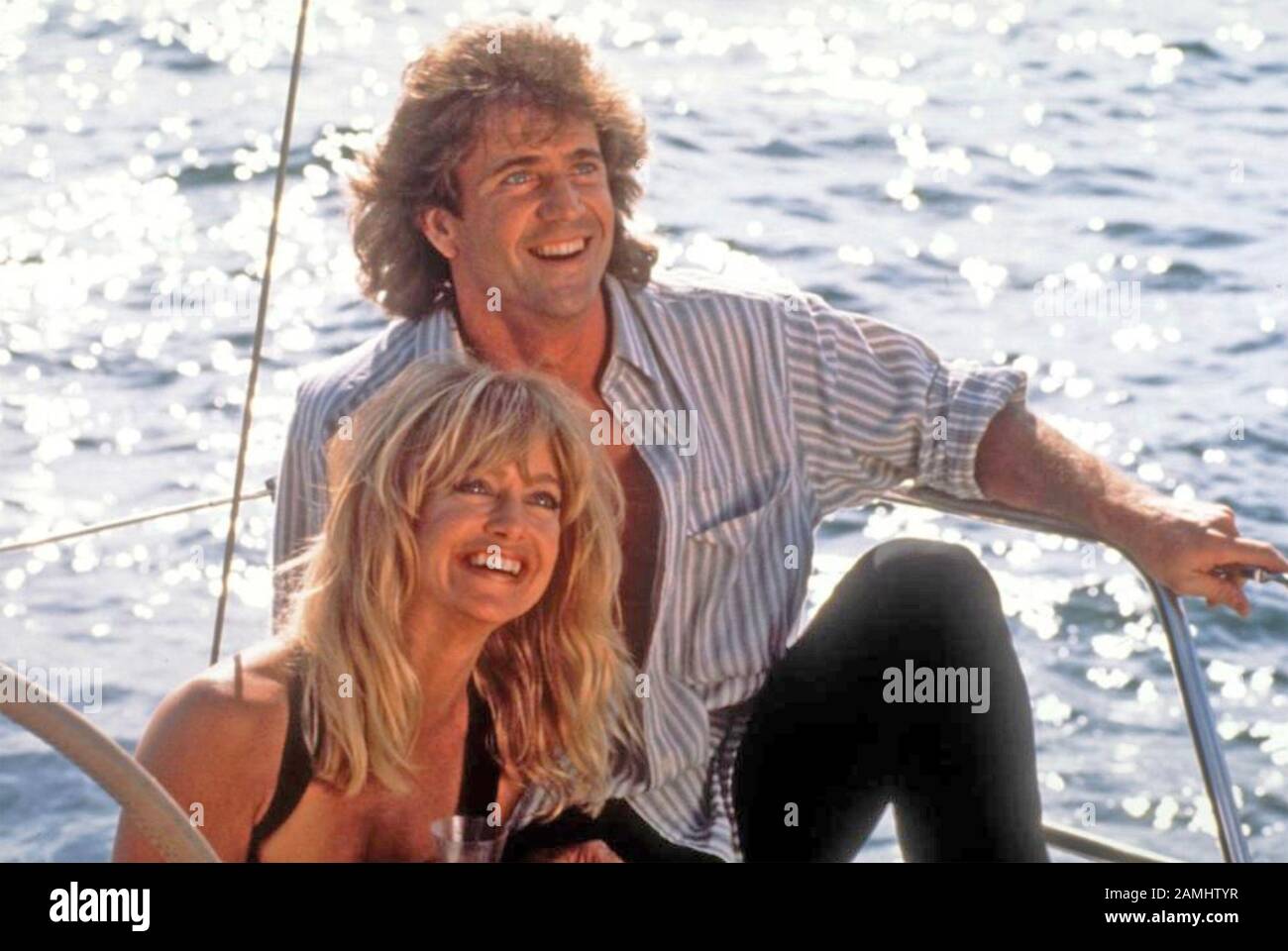 Bird ON A WIRE 1990 Universal Pictures film con Goldie Hawn e Mel Gibson Foto Stock