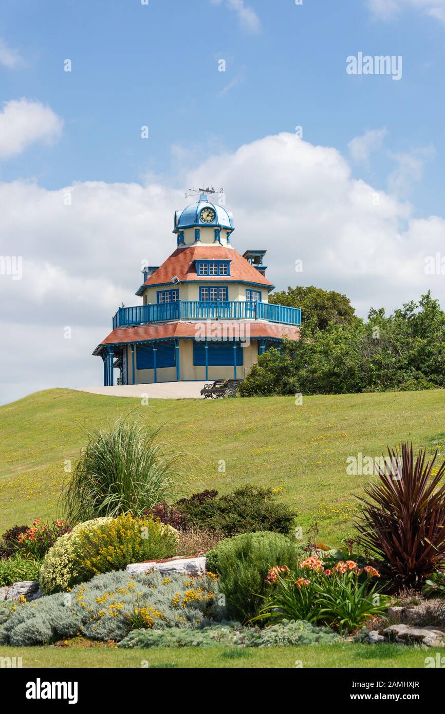 The Mount Pavilion, The Esplanade, Fleetwood, Lancashire, Inghilterra, Regno Unito Foto Stock