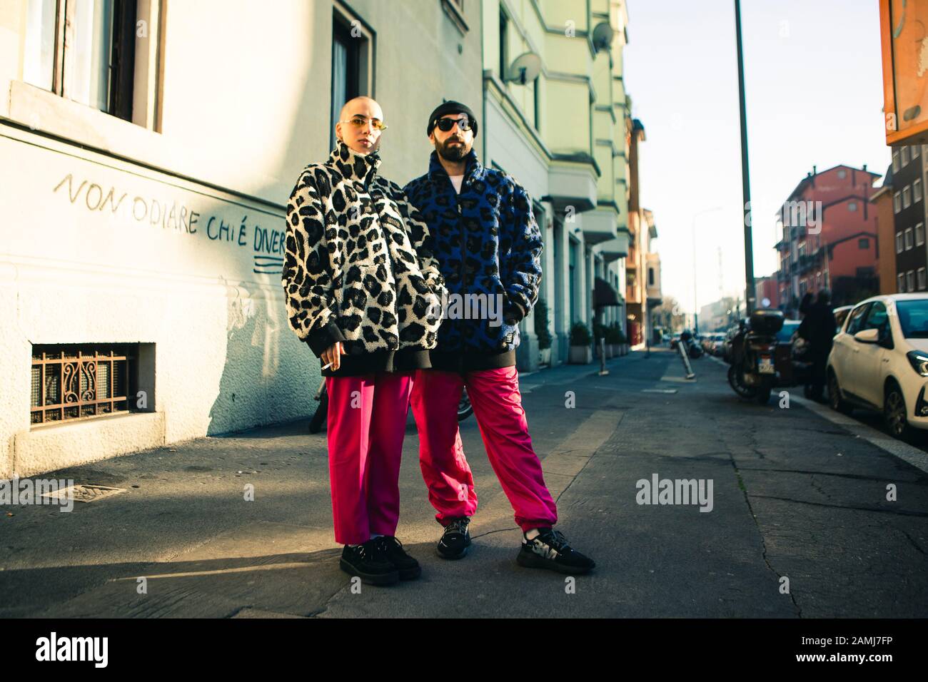 Milano Fashion Week Foto Stock