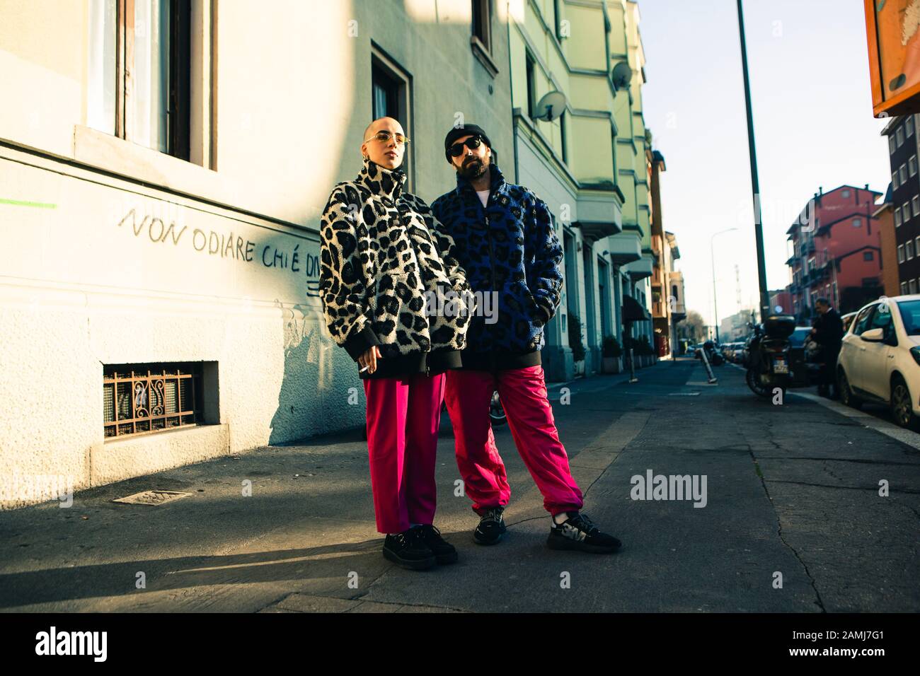 Milano Fashion Week Foto Stock