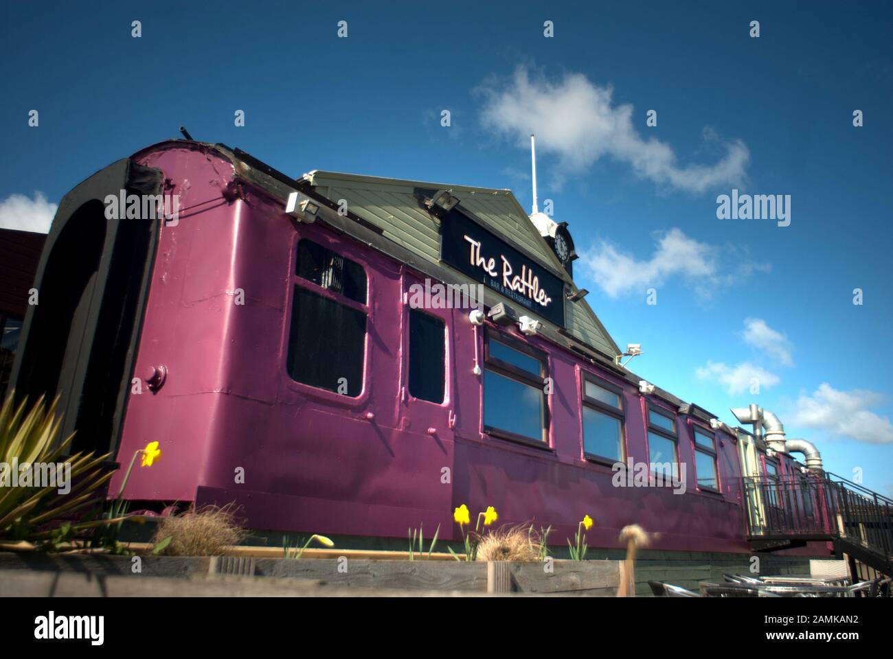 Il pub Rattler / reaturant, South Shields Foto Stock