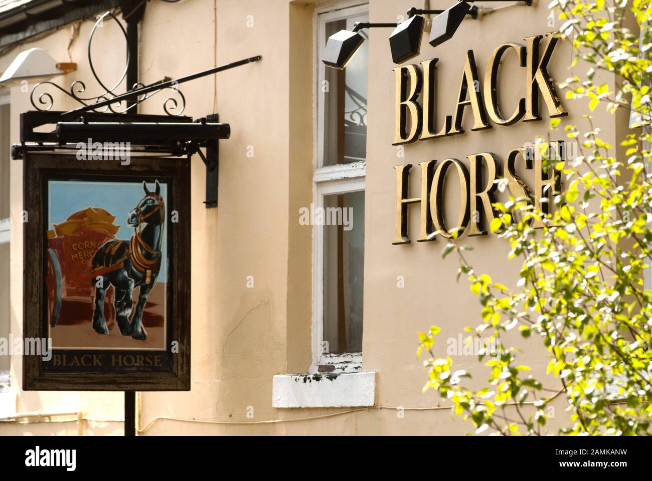 Il Pub Black Horse, West Boldon Foto Stock