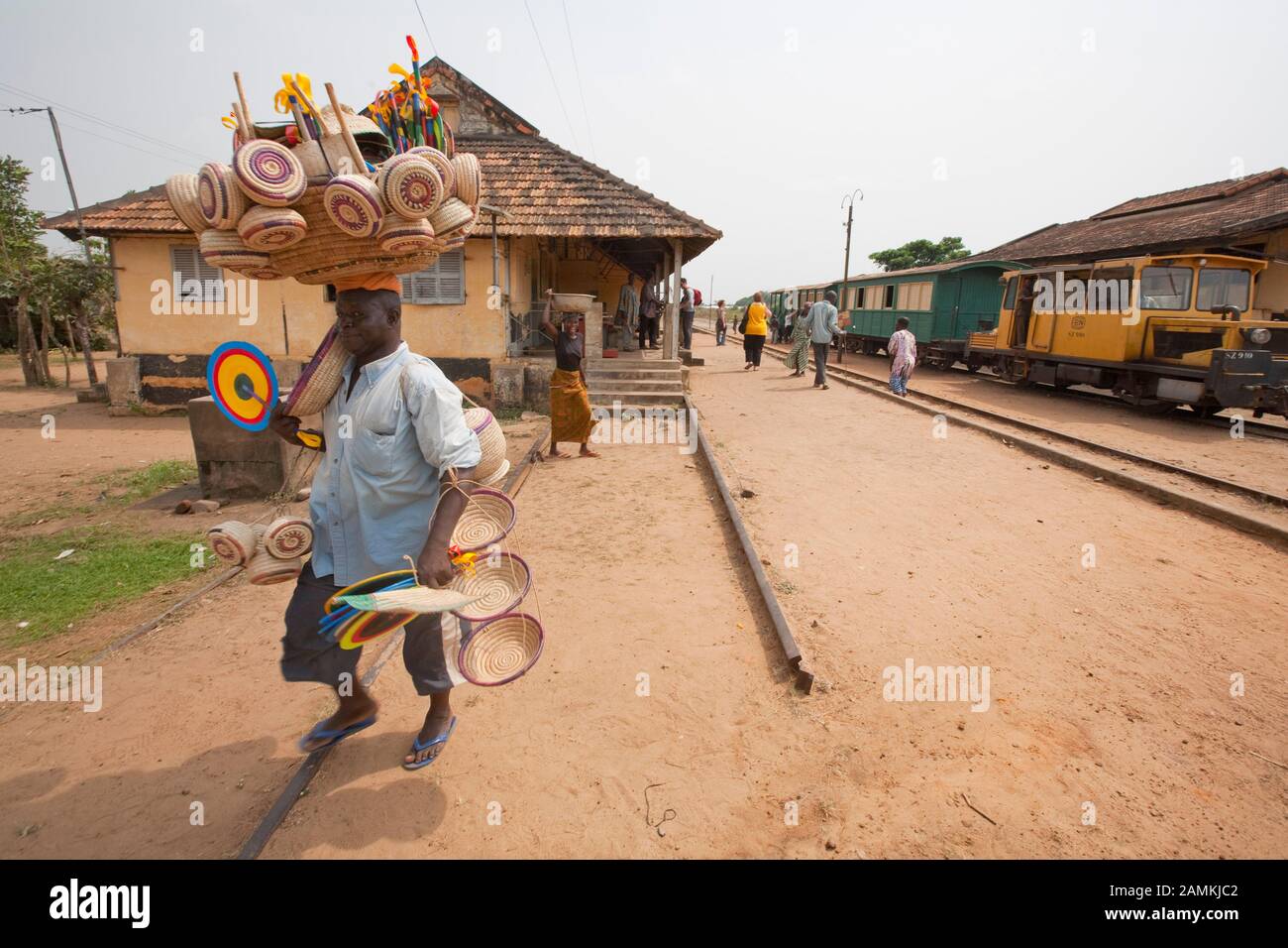 BENIN' S Treno viaggio indietro nel tempo Foto Stock