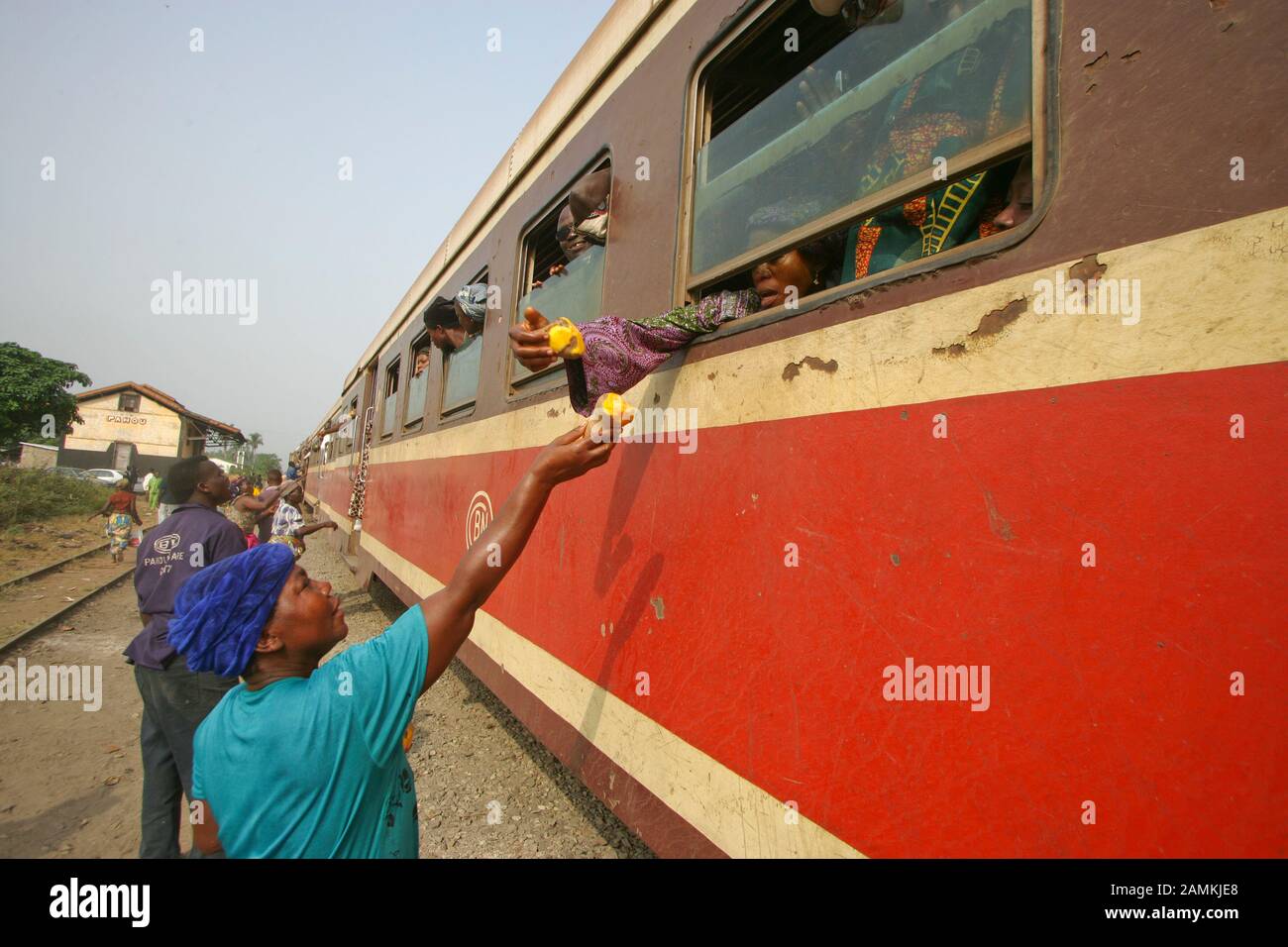 BENIN' S Treno viaggio indietro nel tempo Foto Stock