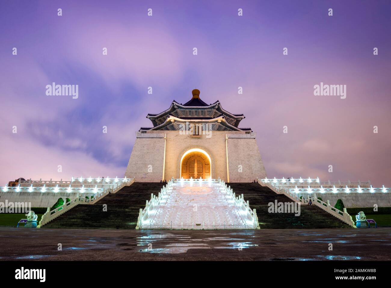 Taipei Chiang Kai Shek Memorial Hall a Taiwan Foto Stock