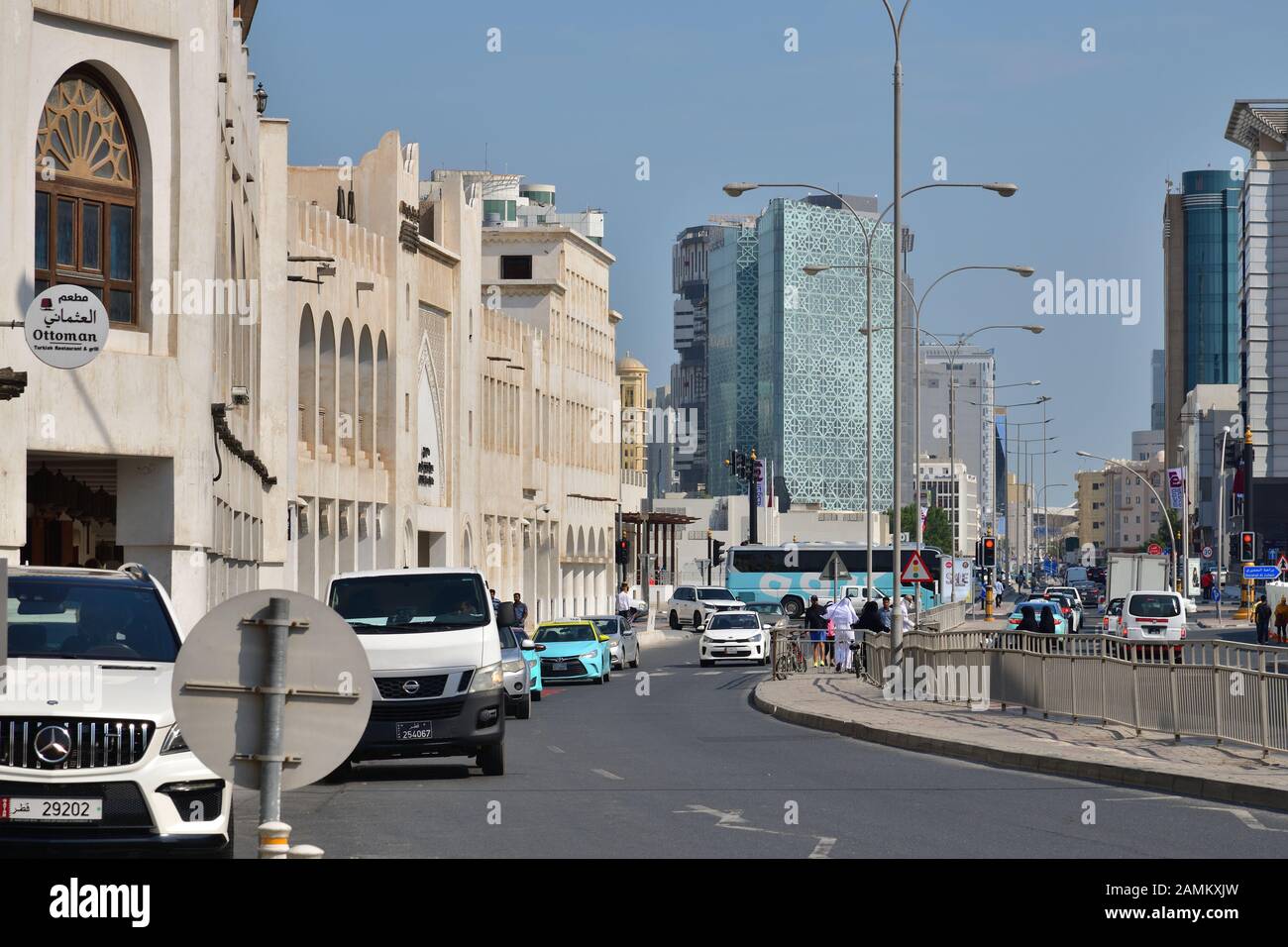 Doha, Qatar - Nov 21. 2019. Via Ali Bin Abdullah Foto Stock