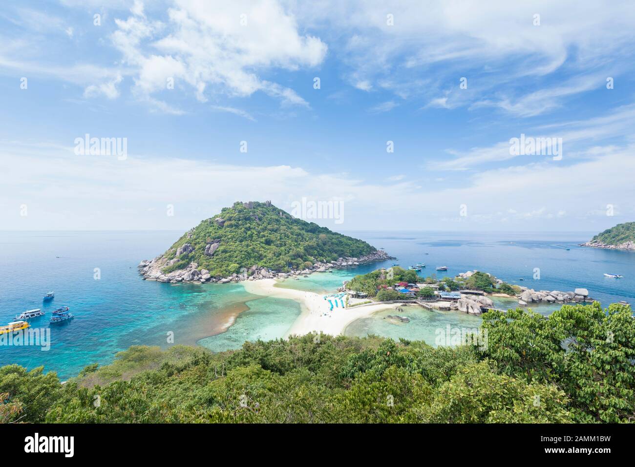 Koh Nang Yuan, Vicino A Koh Tao, Tailandia Foto Stock