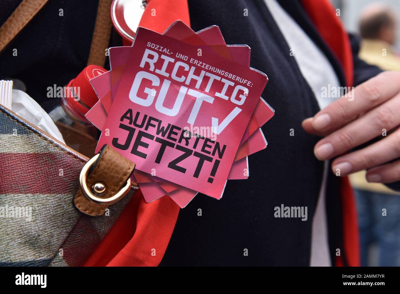 Gli educatori di Monaco dimostrano l'aggiornamento della loro professione. [traduzione automatizzata] Foto Stock