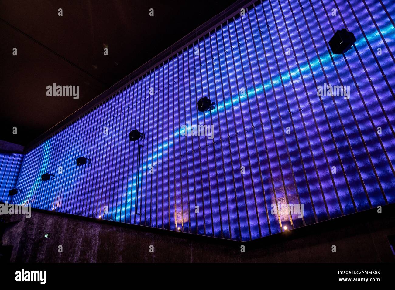 Apertura della nuova 'Astor Film Lounge in the Arri' a Türkenstraße 91 a Maxvorstadt. L'immagine mostra una parete a LED nella grande sala (Astor). [traduzione automatizzata] Foto Stock