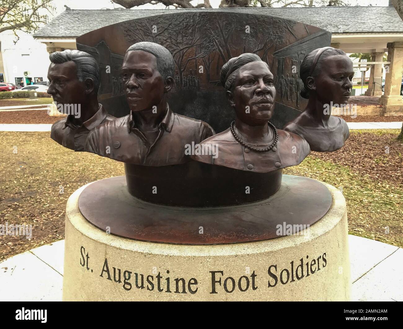 Monumento ai diritti civili. Sant'Agostino, Florida. Foto Stock