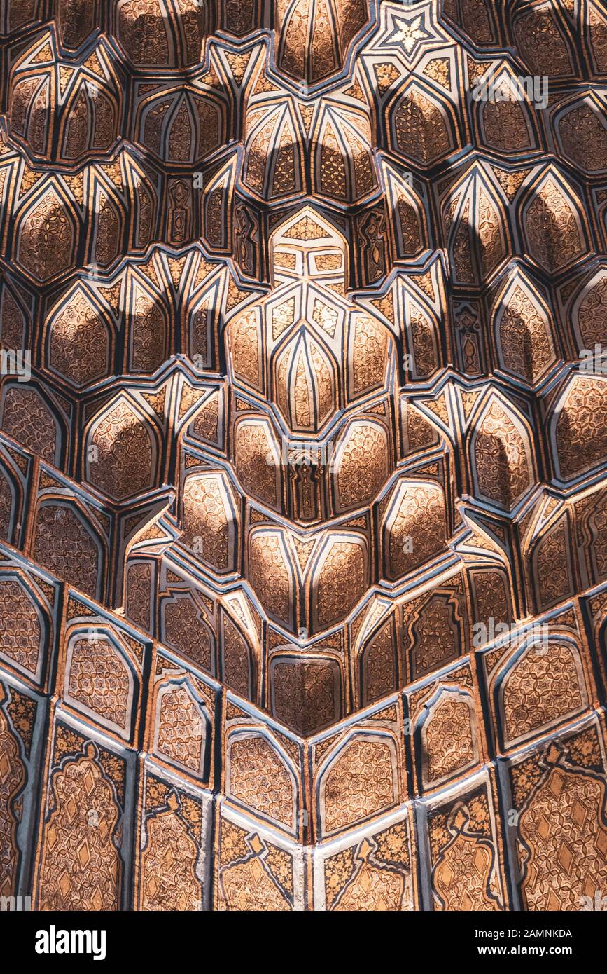 Uzbekistan, SAMARKANDA 2019: Architettura di Samarkanda Foto Stock