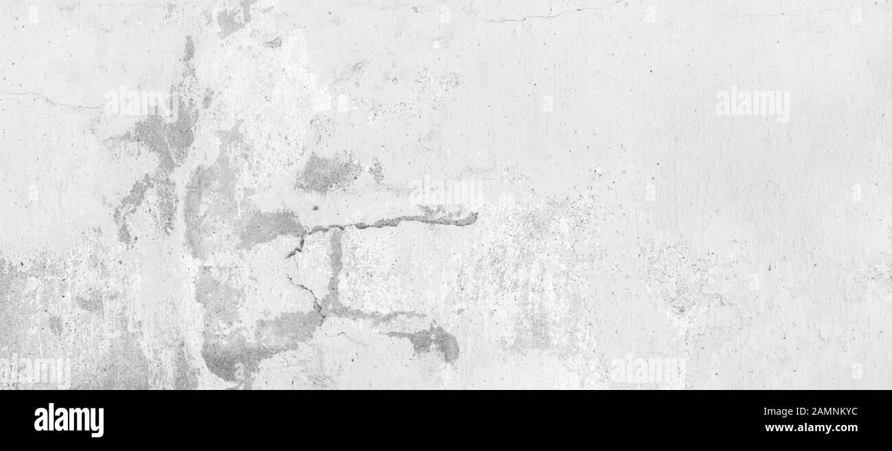 Struttura e sfondo in cemento bianco vuoto Foto Stock