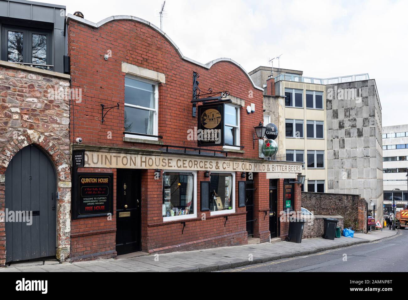 Quinton House Free House pub, Park Place, Clifton, City of Bristol, Inghilterra, REGNO UNITO Foto Stock