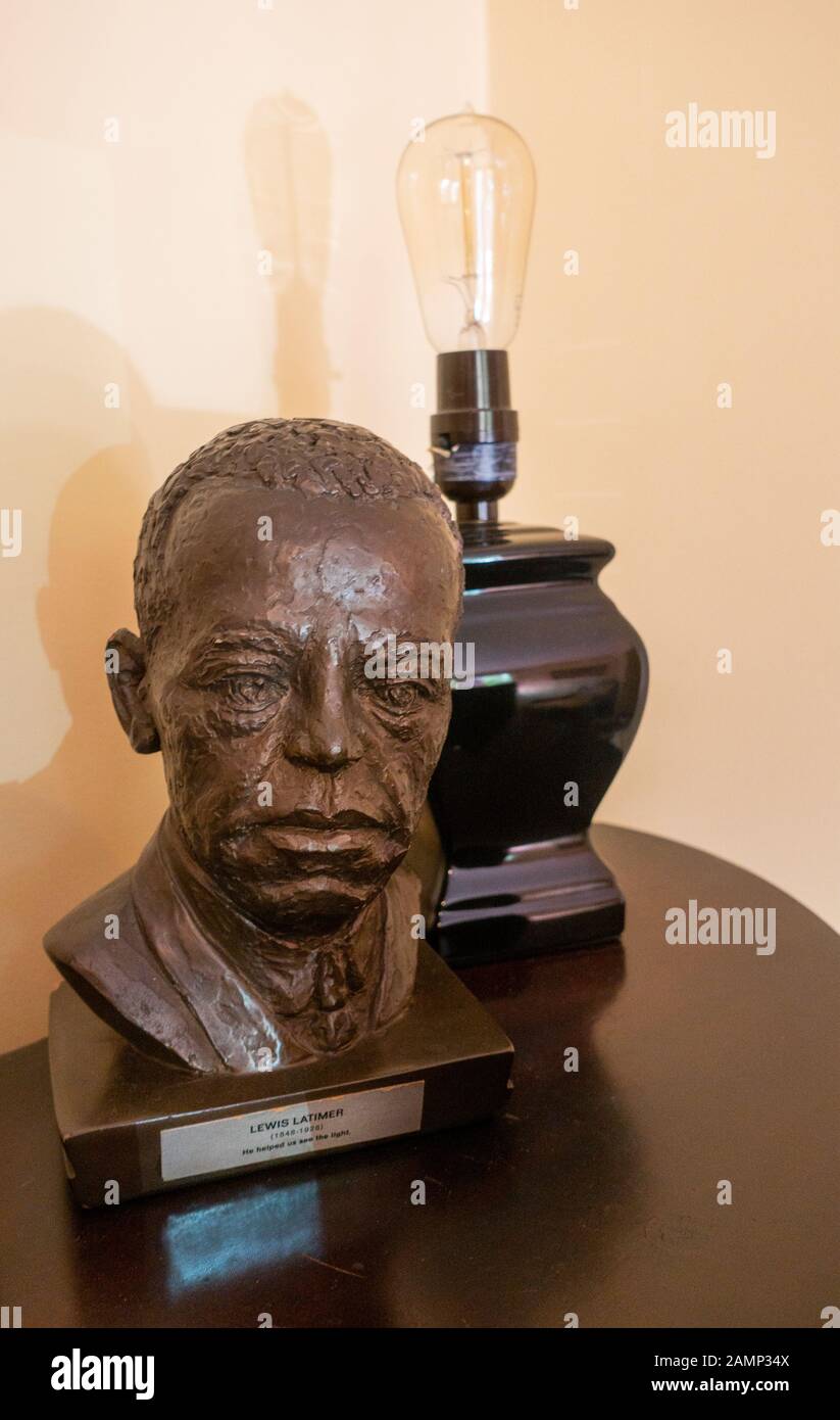 Lewis Latimer House A Flushing Queens New York City Foto Stock