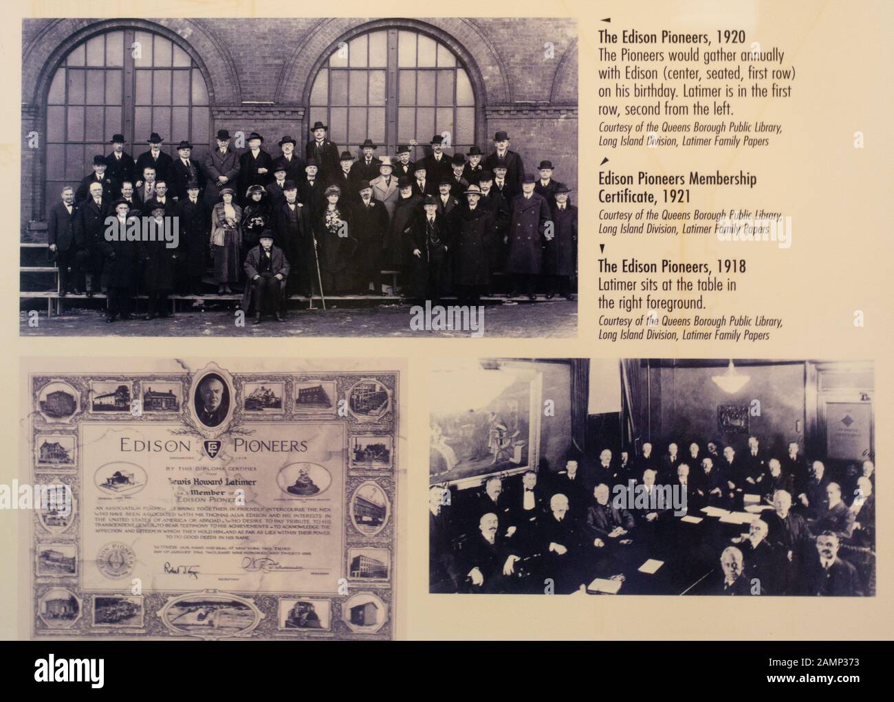 Lewis Latimer House A Flushing Queens New York City Foto Stock