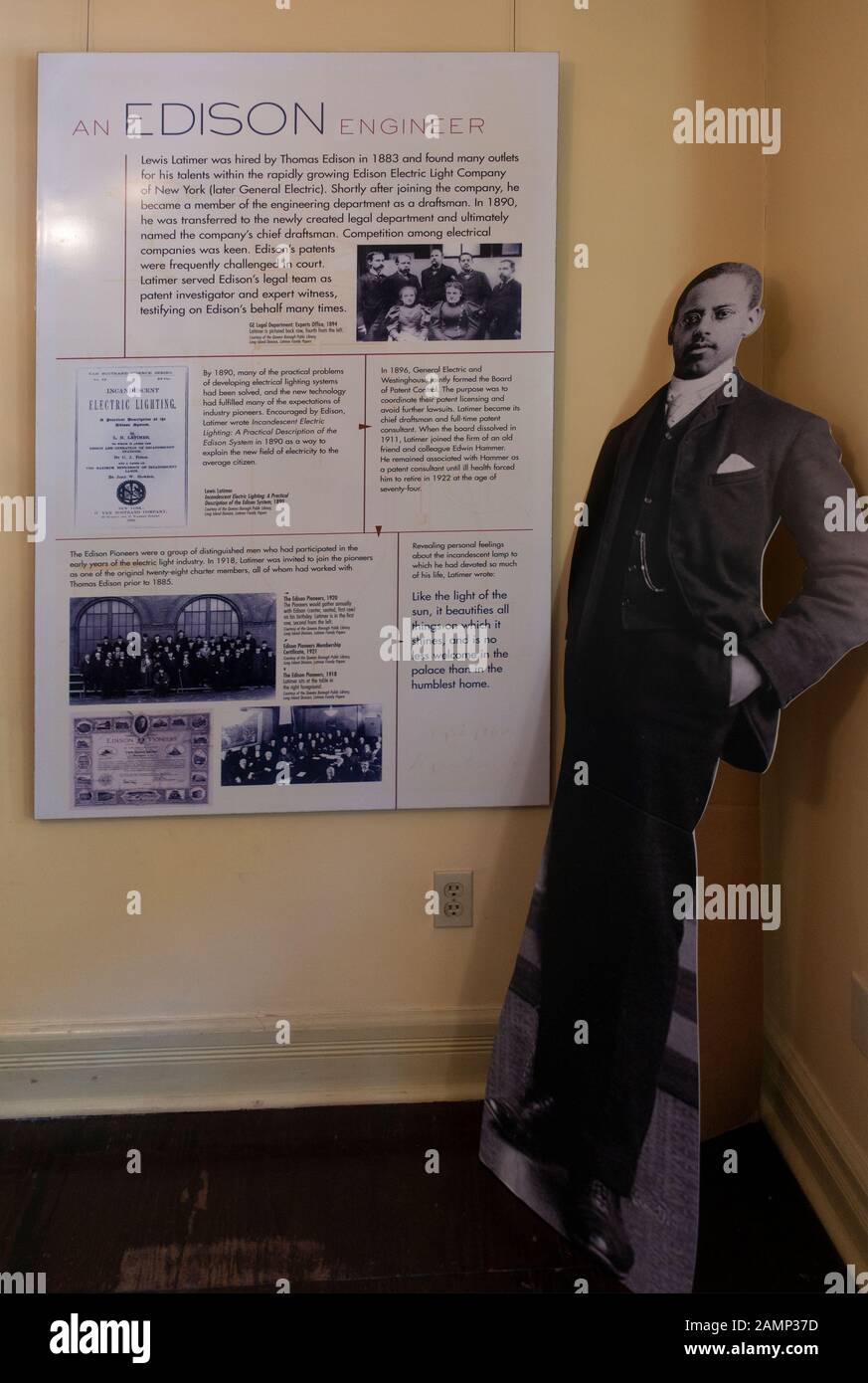Lewis Latimer House A Flushing Queens New York City Foto Stock