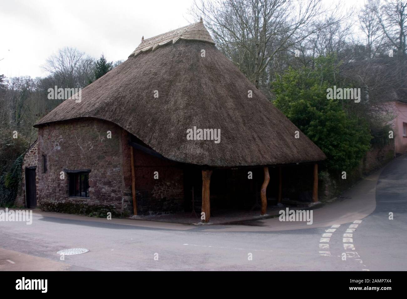 La vecchia fucina a Cockington, Devon Foto Stock