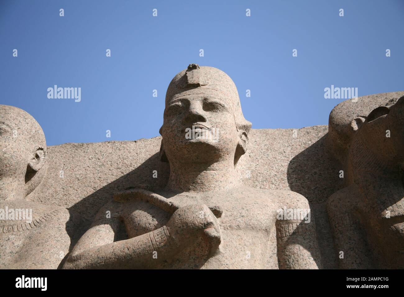 Statue egiziane Foto Stock