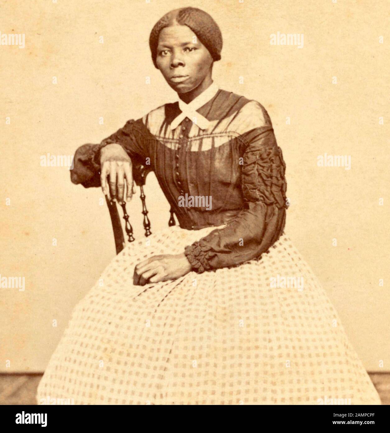 Harriet TUBMAN (1822-1913) abolizionista americano e attivista politico, circa 1868 Foto Stock