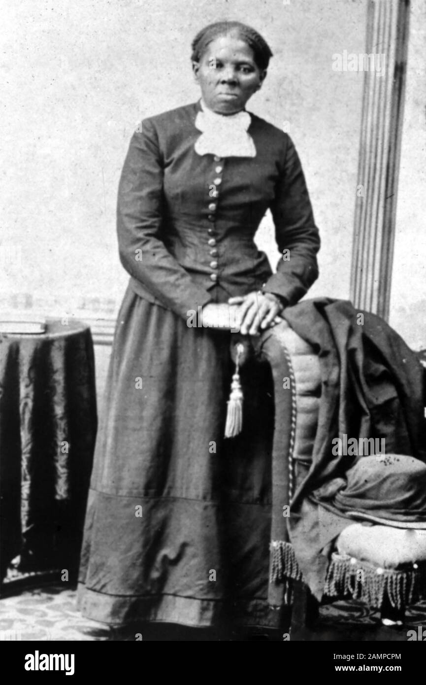 Harriet TUBMAN (1822-1913) abolizionista americano e attivista politico, circa 1873 Foto Stock