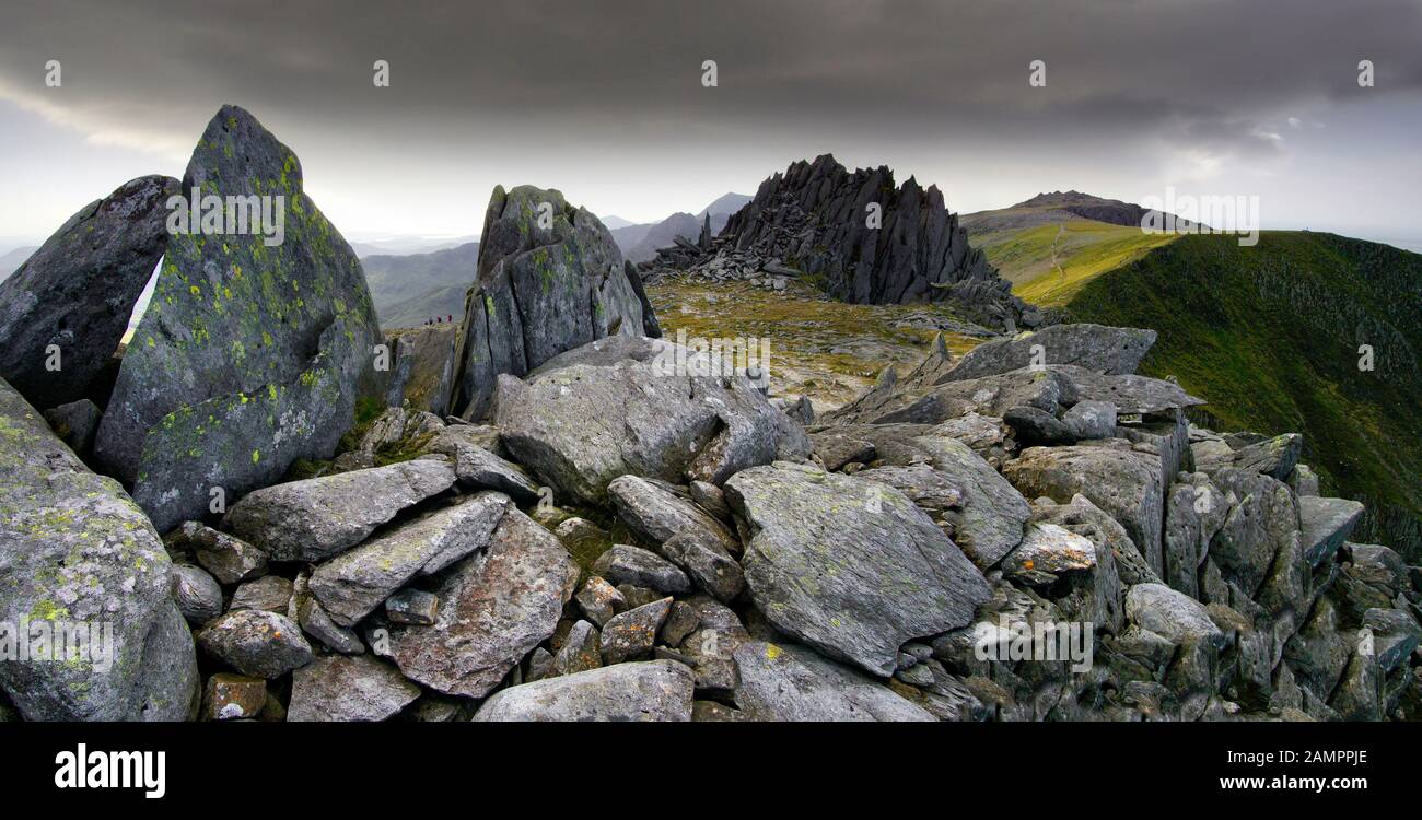 Castello Dei Winds, Glyder Fach, Snowdonia, Galles (3) Foto Stock