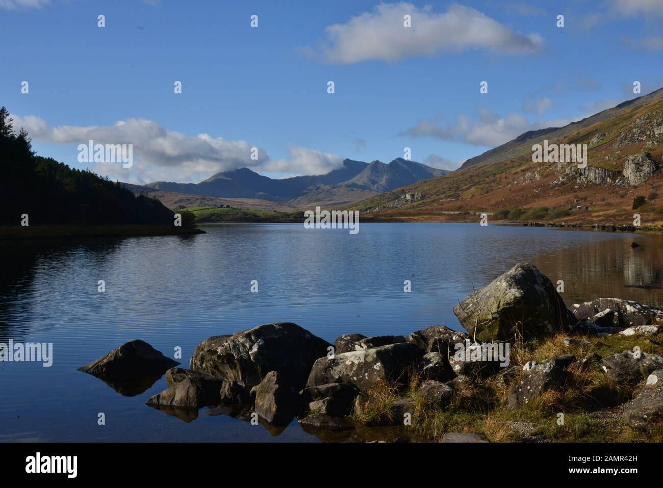 Snowdonia National Park nel Galles del Nord. Regno Unito Foto Stock