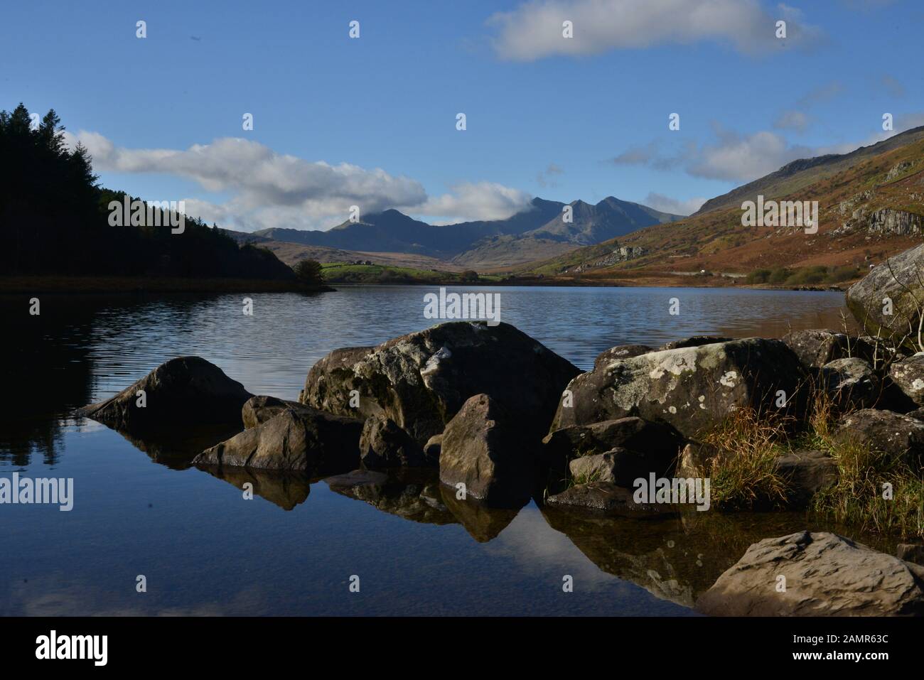 Snowdonia National Park nel Galles del Nord. Regno Unito Foto Stock