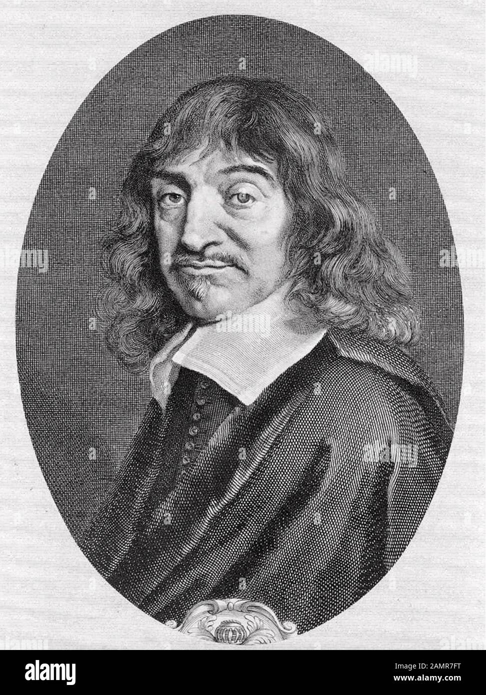 René DESCARTES (1596-1650) filosofo, matematico, scienziato francese Foto Stock