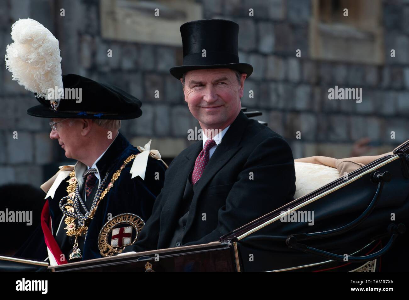 Timothy Laurence a giarrettiera cerimonia al Castello di Windsor, Berkshire, Regno Unito. Xiii Giugno, 2011. Credito: Maureen McLean/Alamy Foto Stock