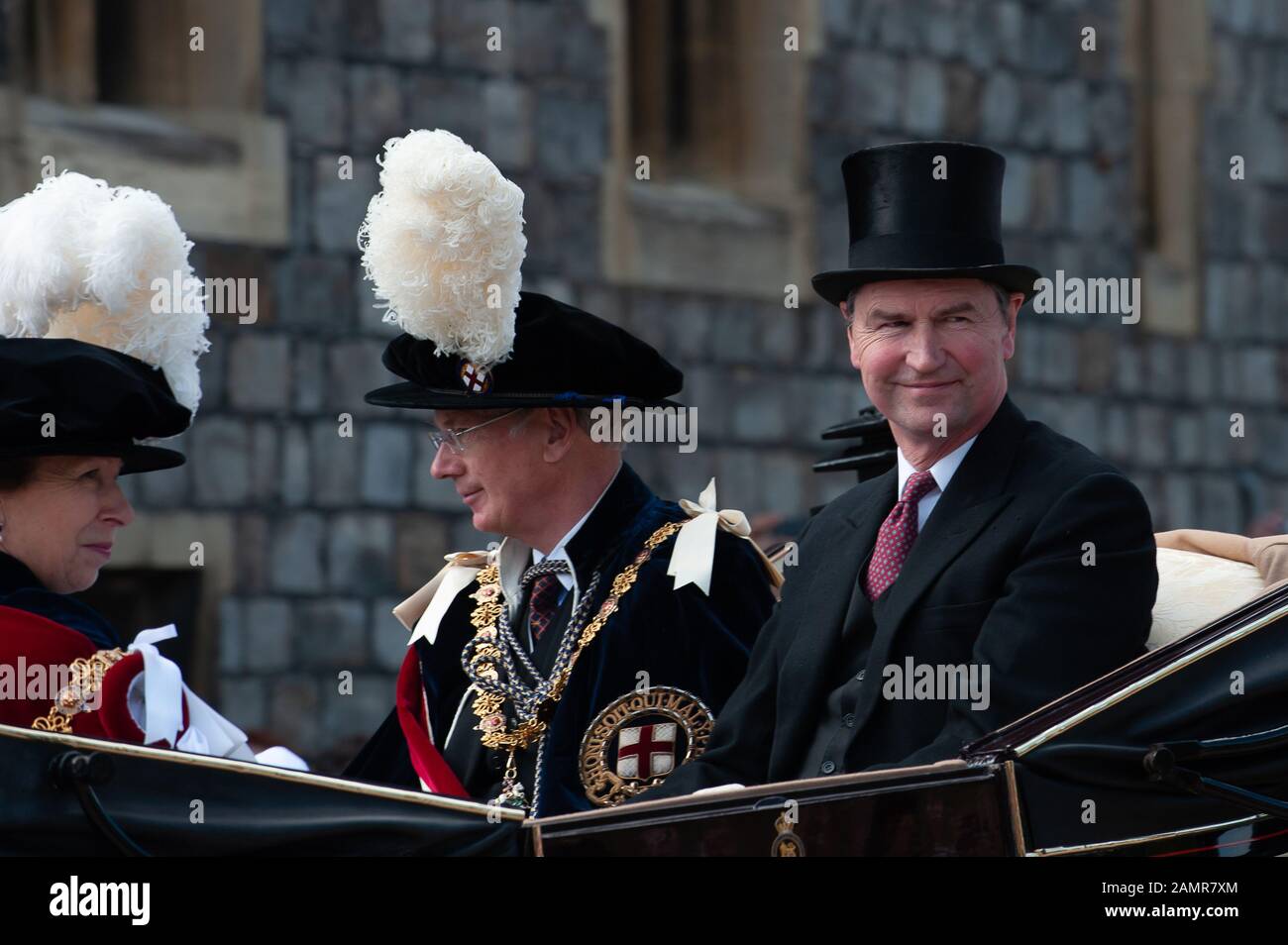 Timothy Laurence a giarrettiera cerimonia al Castello di Windsor, Berkshire, Regno Unito. Xiii Giugno, 2011. Credito: Maureen McLean/Alamy Foto Stock