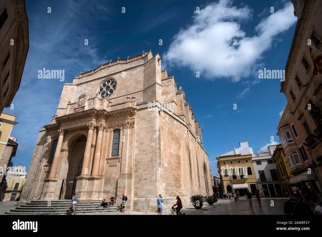 Basilica Cattedrale di Ciutadella de Menorca Foto Stock