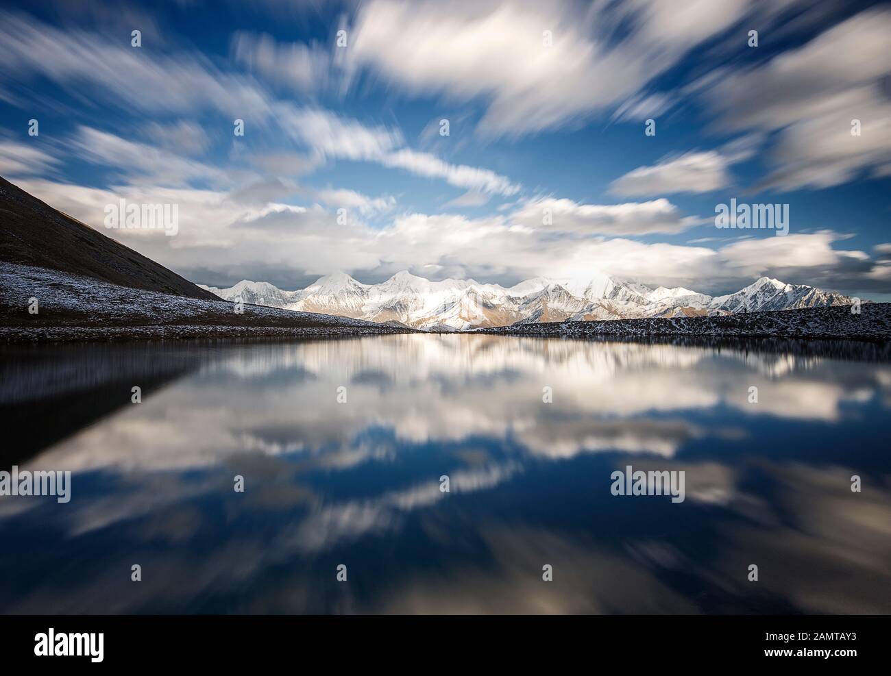 Monte Gongga, Sichuan, Cina Foto Stock