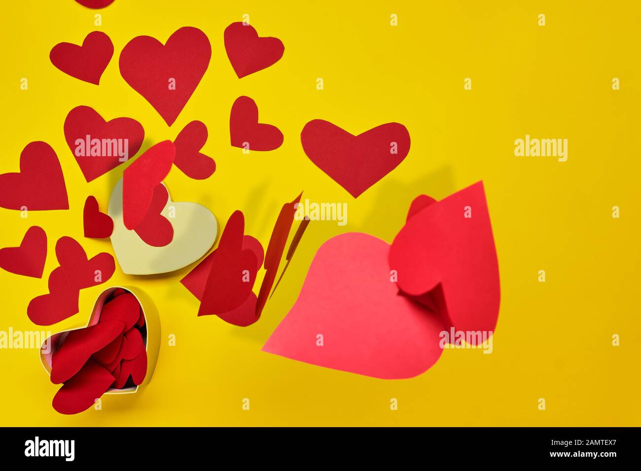 Il giorno di San Valentino ha ispirato i temi Foto Stock