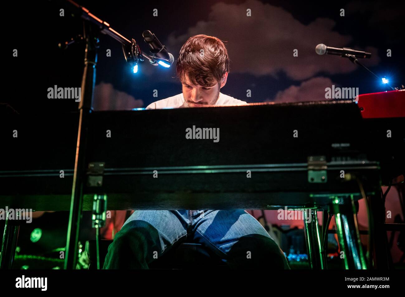 Las Vegas, Nevada, Stati Uniti. 14th Gen 2020. Rex Orange County si esibisce al Brooklyn Bowl di Las Vegas presso La Linq Promenade di Las Vegas, Nevada, il 14 gennaio 2020. Credit: Erik Kabik Photography/Media Punch/Alamy Live News Foto Stock