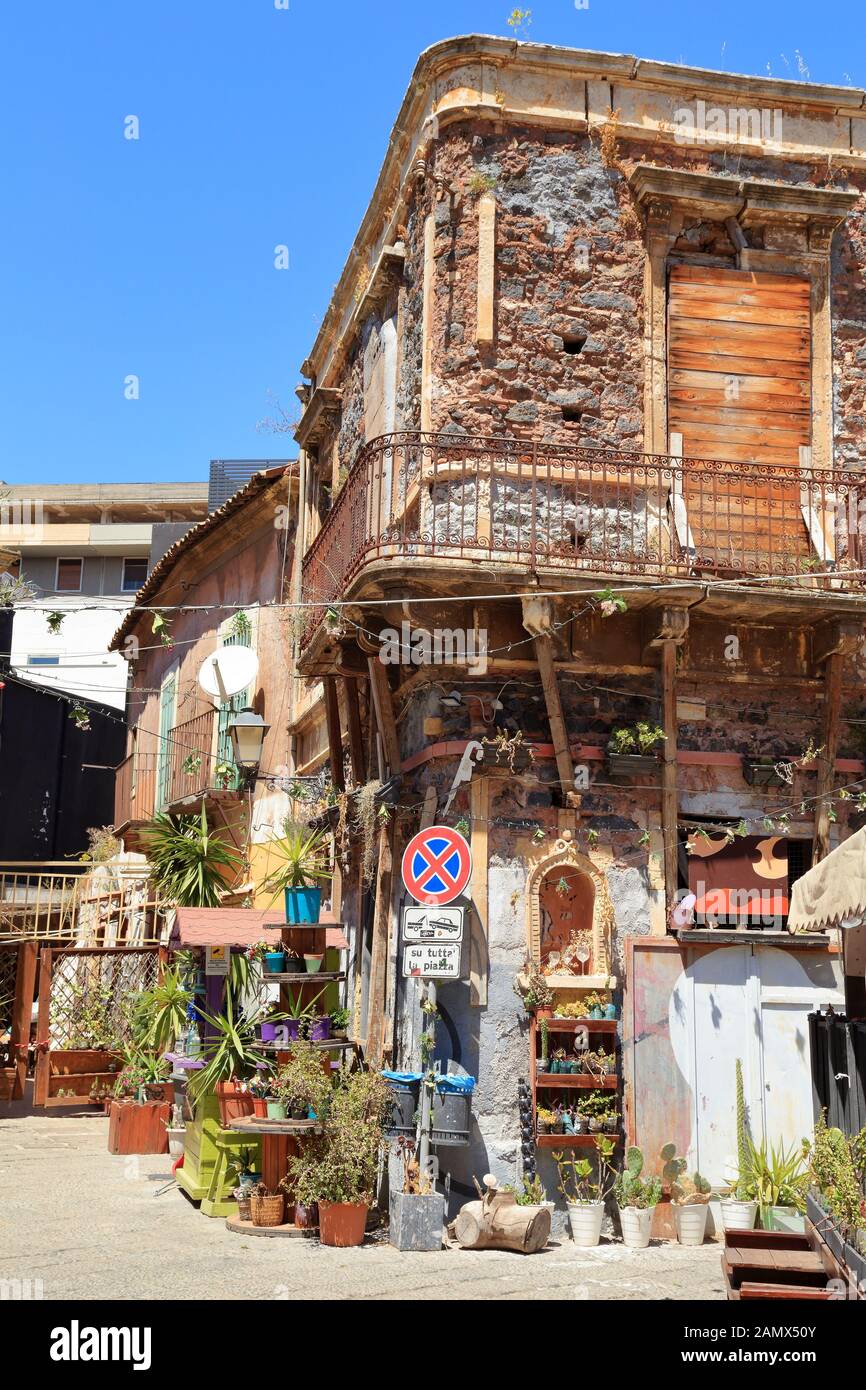 Quartiere San Berillo Quartiere di Catania Foto Stock
