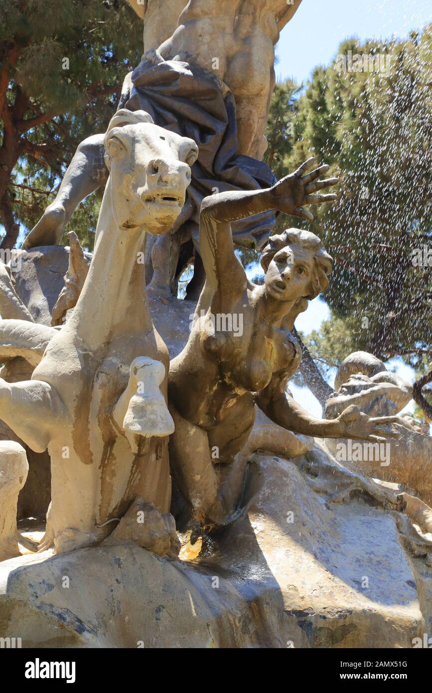 Fontana Di Proserpina, Catania Foto Stock