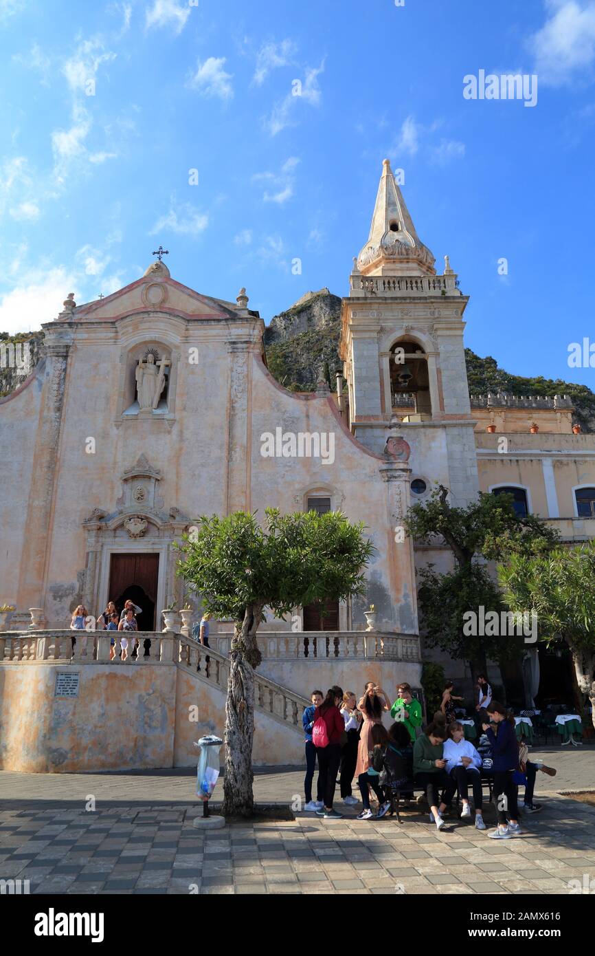 Chiesa di San Giuseppe a Taormina Foto Stock