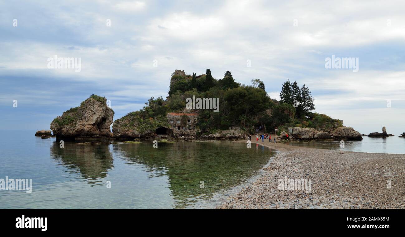 Isola Bella, Taormina Foto Stock