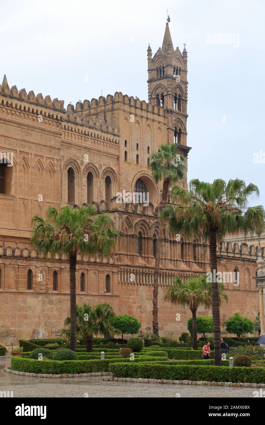 Cattedrale di Cattedrale di Palermo Foto Stock