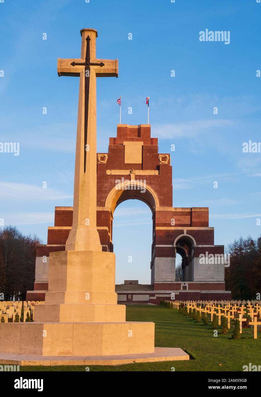 Memoriale Thiepval alla mancanza della Somme 004 Foto Stock