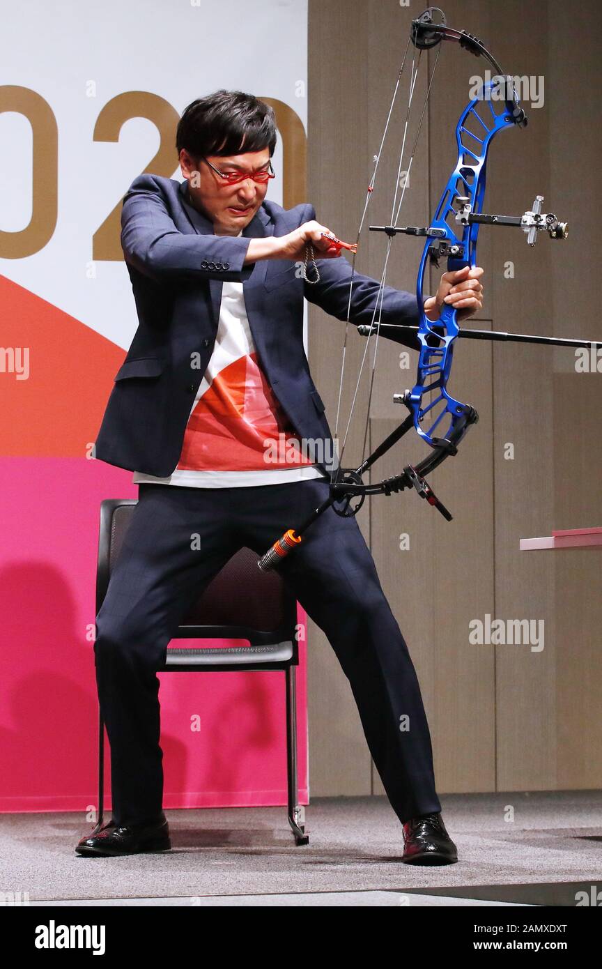 Ryota Yamasato, 15 GENNAIO 2020 : Gli Organizzatori dei Giochi Olimpici e Paralimpici di Tokyo 2020 annunciano la progettazione di biglietti per gli spettatori a Tokyo, Giappone. Credito: Sho Tamura/Aflo Sport/Alamy Live News Foto Stock